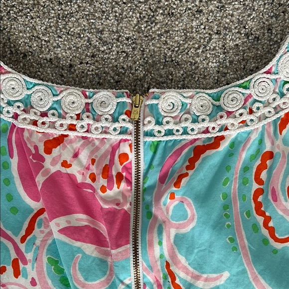 Lilly Pulitzer Sleeveless Dress - Pink and Blue Jellyfish print - Picture 3 of 6